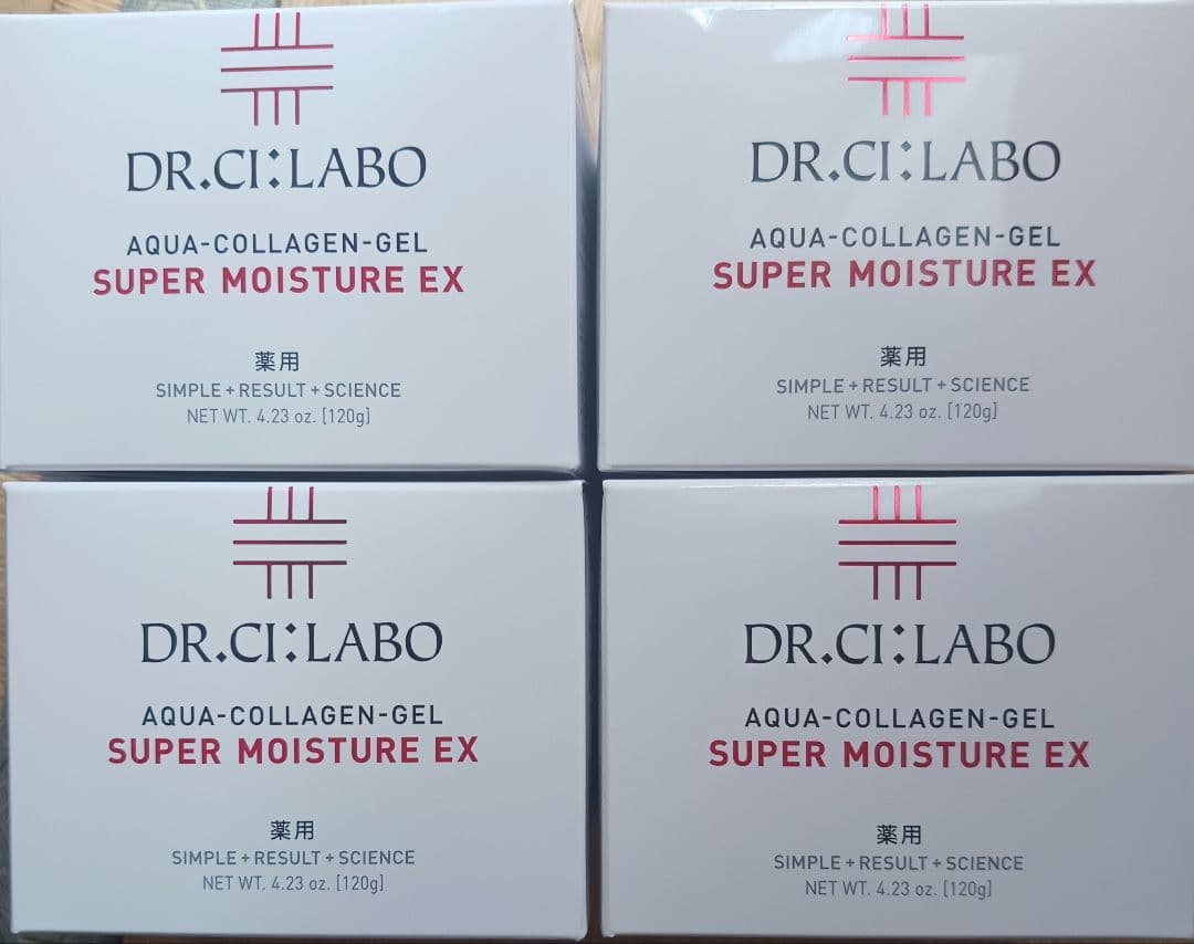 ドクターシーラボ 薬用ゲル 120g×4個 保湿ケア 新品未開封 EX18 ドクターシーラボ / アクアコラーゲンゲル スーパーモイスチャーEXの