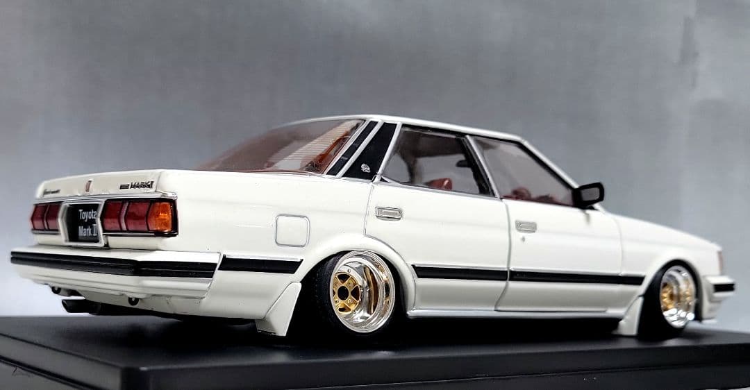 1/24　GX71　マークⅡ改　グランデ　SSRマークⅡ　深リム　ホイール イグニッションモデル 1/18 トヨタ マークⅡ グランデ （GX71） BBS
