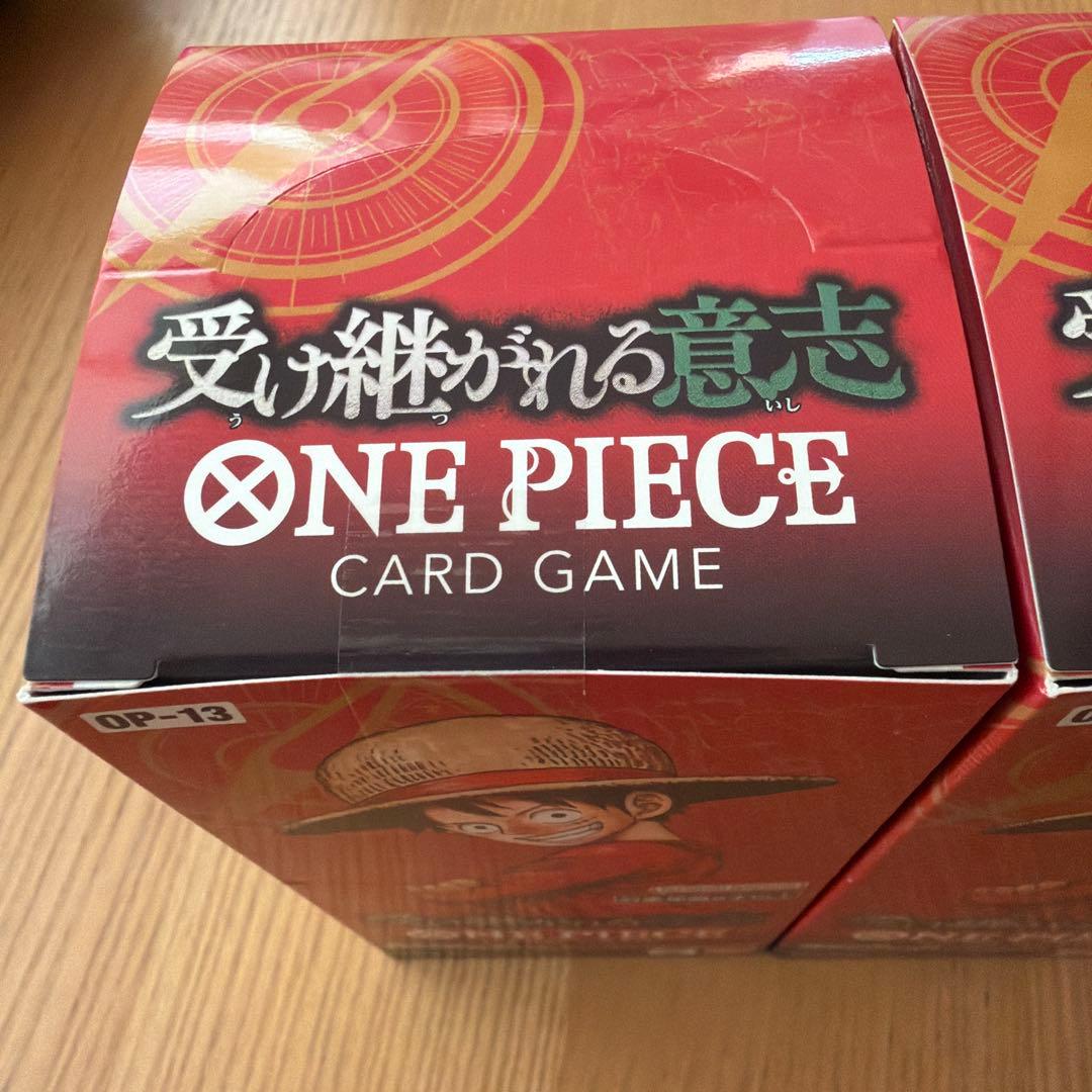 新品未開封】3BOX ワンピースカード 受け継がれる意志 - メルカリ