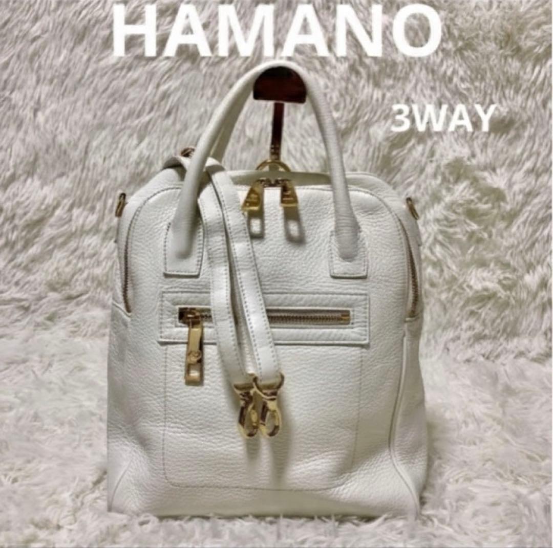 ✨レア✨濱野皮革工藝/HAMANO フィオーレ ミニヨン 3wayリュック ✨レア✨濱野皮革工藝/HAMANO フィオーレ ミニヨン 3wayリュック
