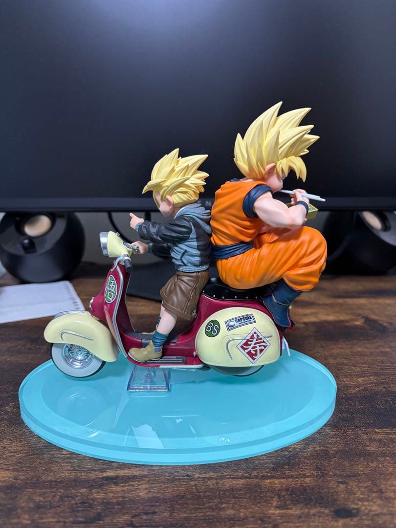 ドラゴンボール　デスクトップリアルマッコイ　孫悟飯、孫悟飯バイク