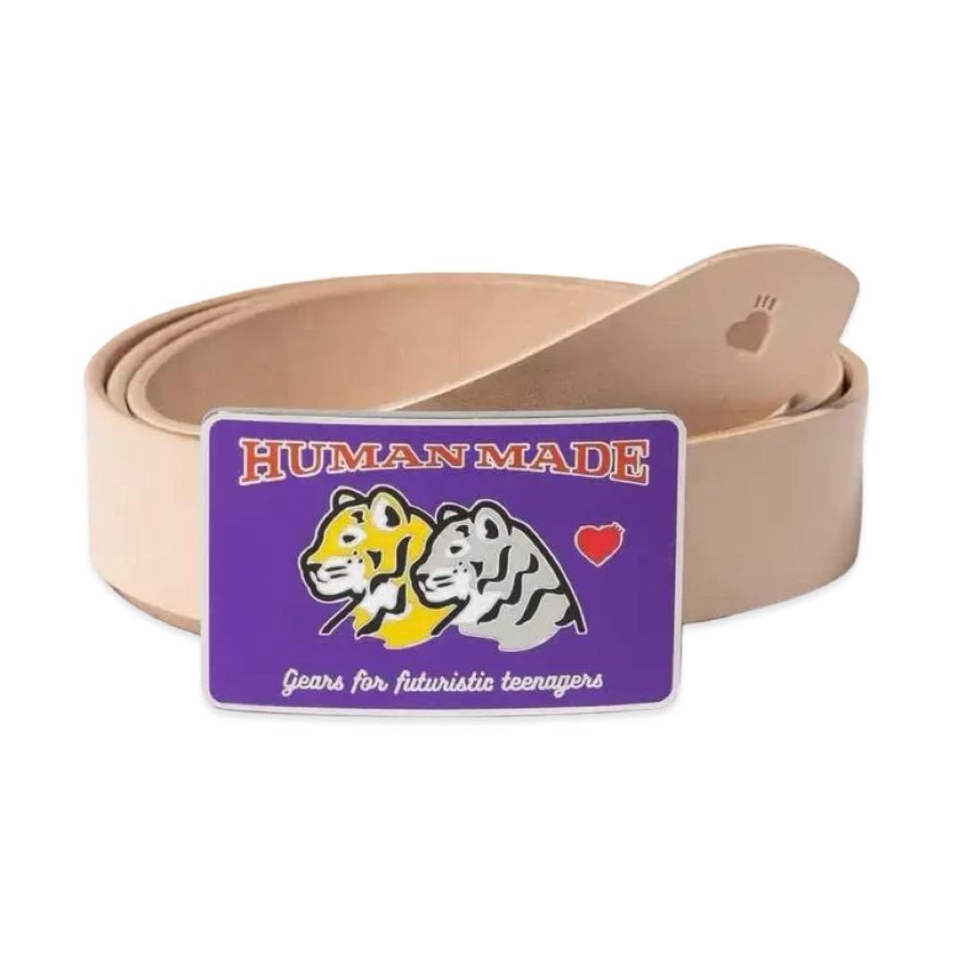 美品✤ ヒューマンメイド レザーベルト HUMANMADE LEATHER 中古・古着通販】HUMAN MADE (ヒューマンメイド) HEART LEATHER BELT