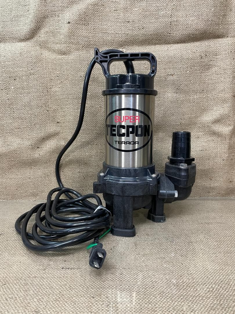 寺田ポンプ 水中ポンプ PX-150 スーパーテクポン100V 50Hz 汚物用 PX-150 汚物用水中ポンプ 寺田ポンプ製作所 非自動 吐出量40L/min セミ