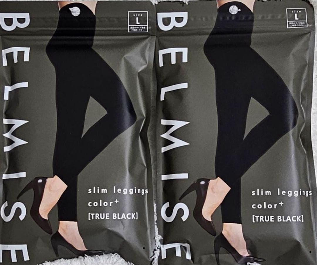 BELMISE スリムレギンス L TRUE BLACK