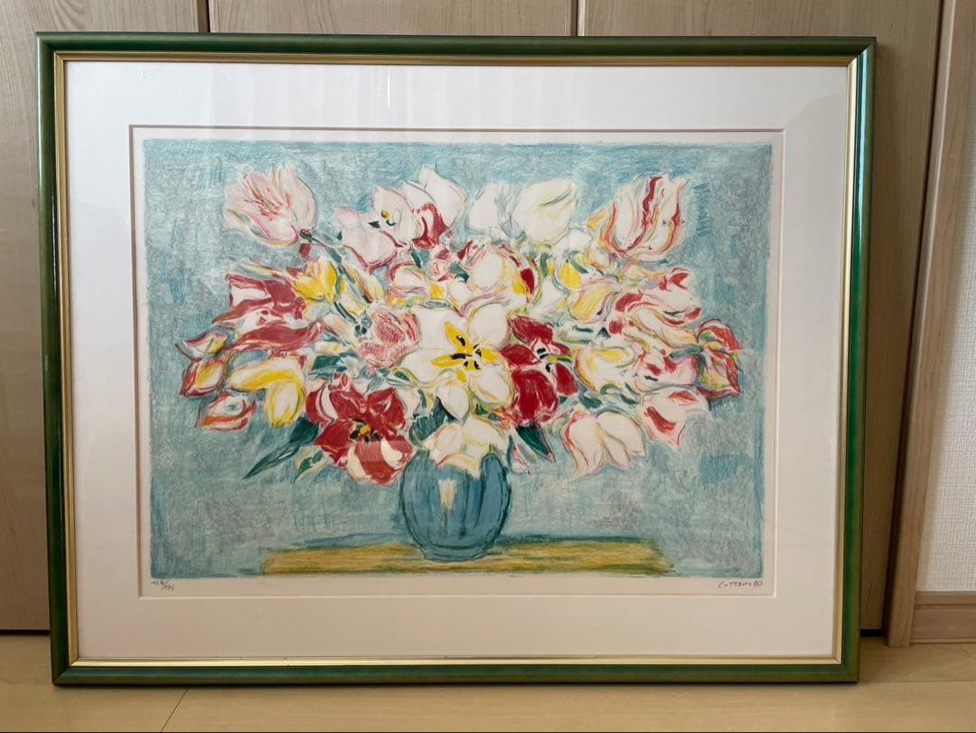アンドレ・コタボ「チューリップの花束」✳︎リトグラフ✳︎