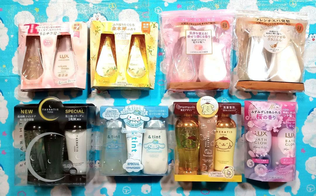 【計８セット】セラティス・＆tint・LUX 限定デザイン桜 金木犀 数量限定】秋の訪れを感じる限定フレグランスシリーズ「金木犀の香り