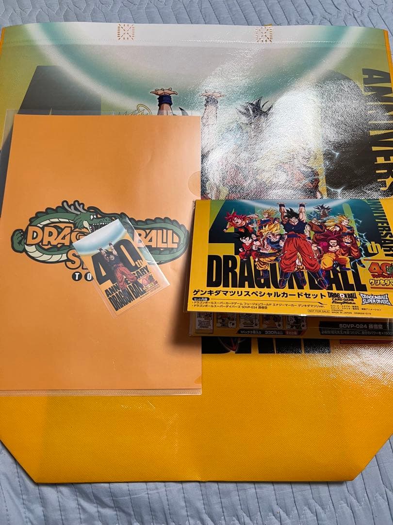 ゲンキダマツリ カードセット ショッパー　ステッカー 入場者特典 ドラゴンボール 40周年 ゲンキダマツリ 入場者特典 ショッパー +
