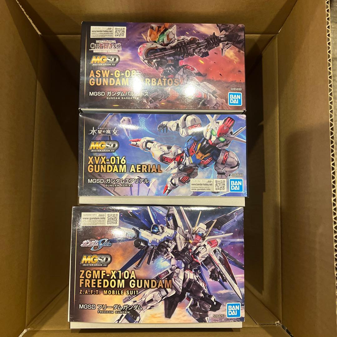 ガンプラまとめ売り①MGSD×3 ガンプラまとめ売りの通販 by まさやん's shop｜ラクマ