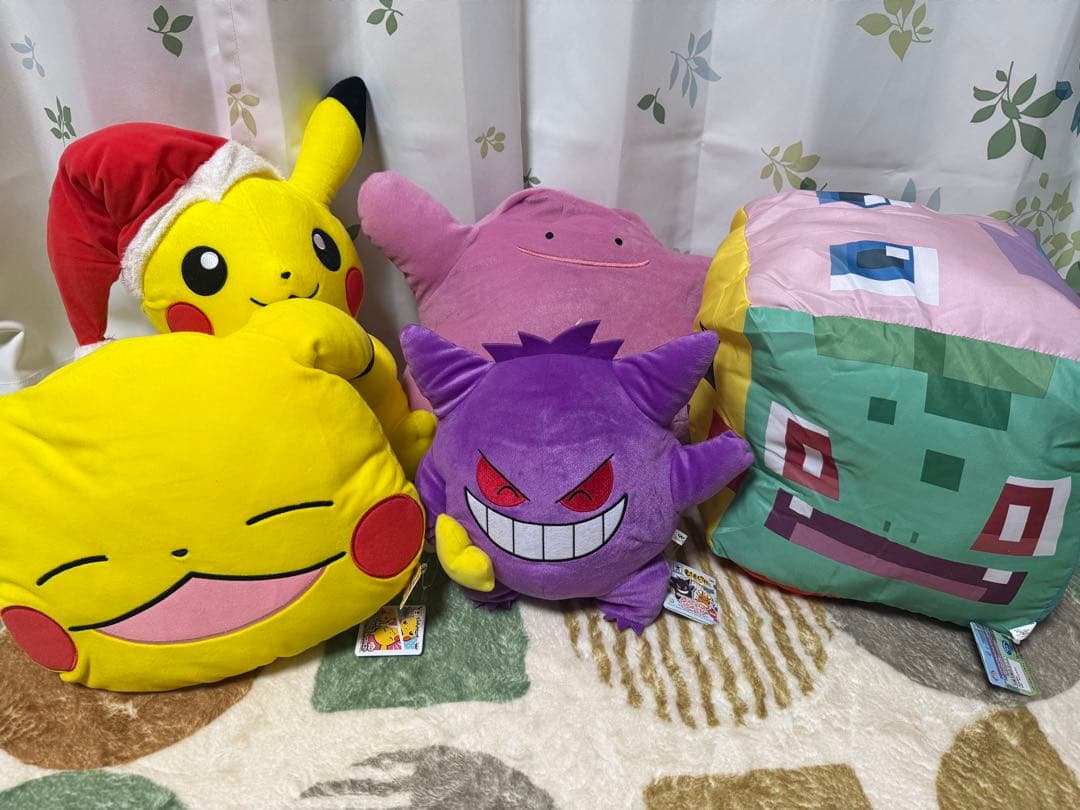 ポケモン ぬいぐるみセット　ピカチュウ ゲンガー　メタモン