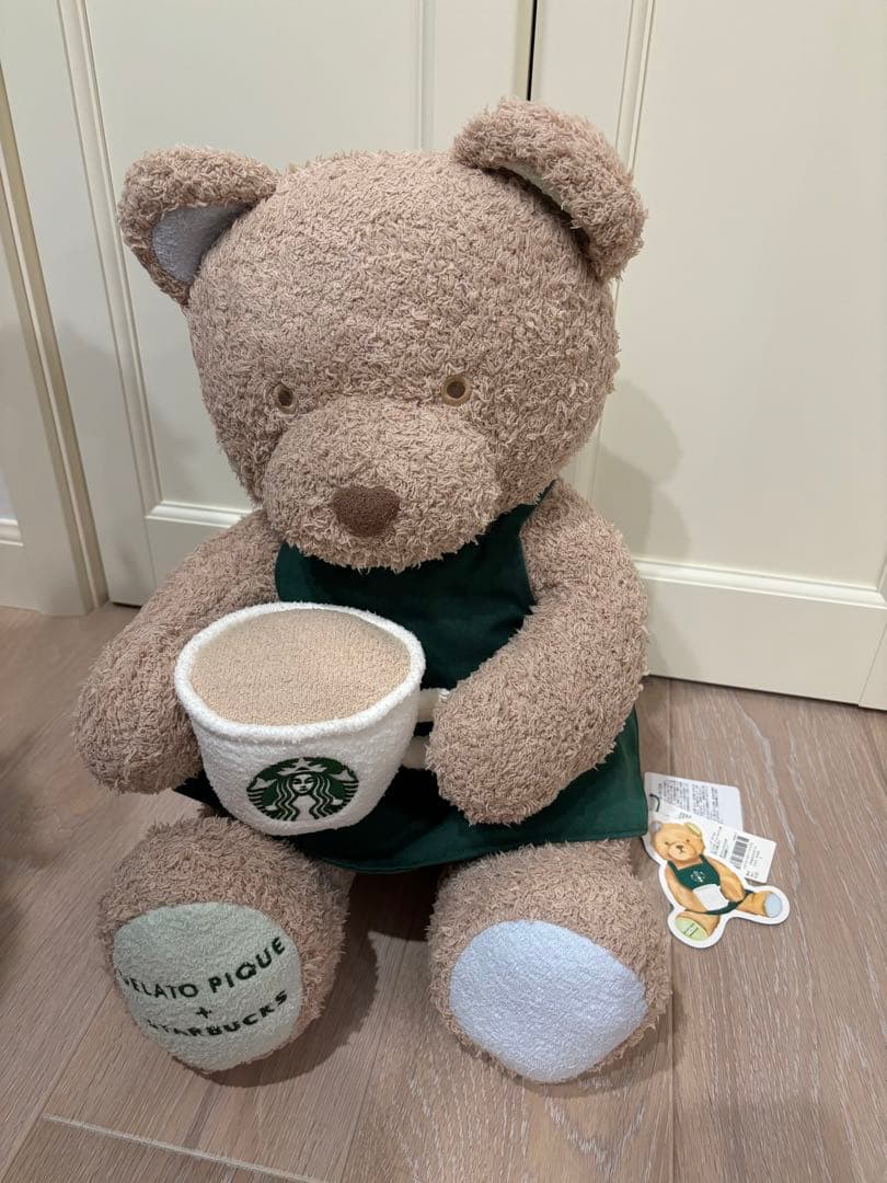 ジェラートピケ✖️スターバックス　ぬいぐるみ　テッシュケース ジェラートピケとスタバコラボ ティッシュケースとトートバッグ届いた
