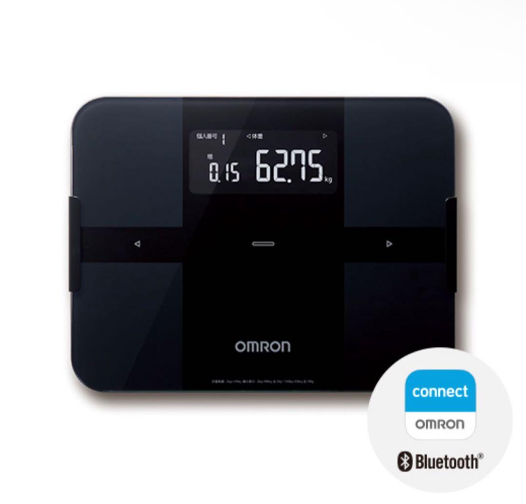 OMRON Bluetooth体重計KRD-608T2-BK カラダスキャン