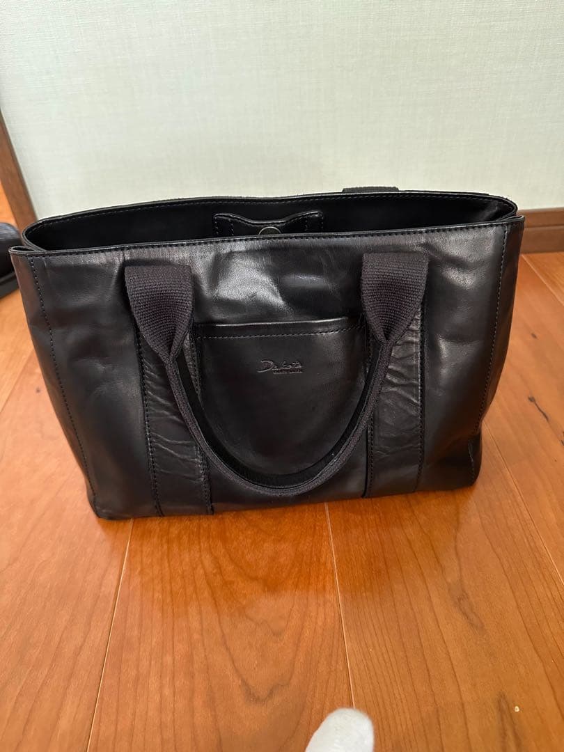 黒 レザー トートバッグ 中型 レザートートバッグ | エルゴポック公式オンラインストア