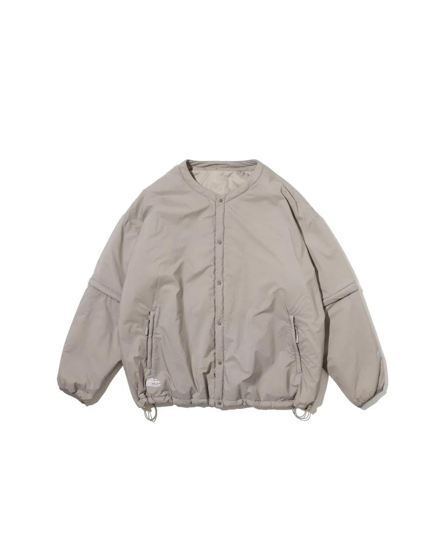 FreshService 中綿入りスナップジャケット ベージュL