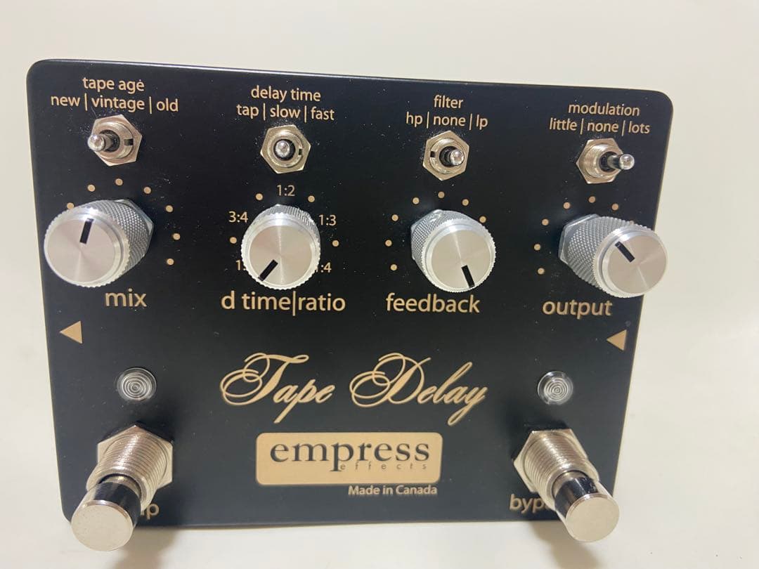 Empress Effects Tape Delay 美品 Empress Effects Tape Delay - YouTube