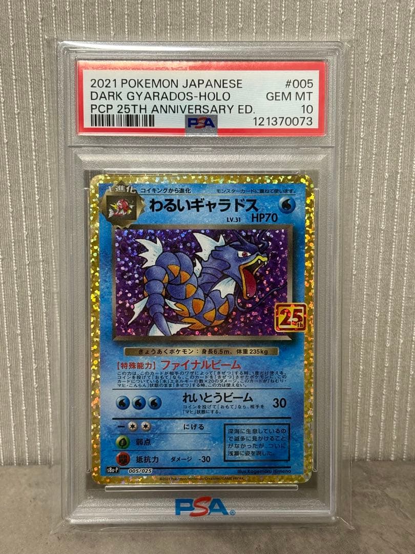 【PSA10】わるいギャラドス プロモカード 25th ANNIVERSARY PSA10鑑定済〕わるいギャラドス(25th)【P】{005/025}