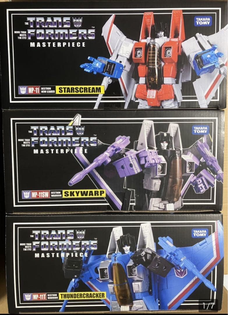 トランスフォーマー MP スタースクリーム スカイワープ サンダークラッカー トランスフォーマー マスターピース MP-52+ サンダークラッカー MP-52+