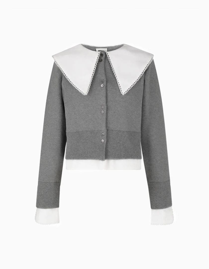 【美品】bibiy. PATTY PILGRIM TOP GRAY グレー