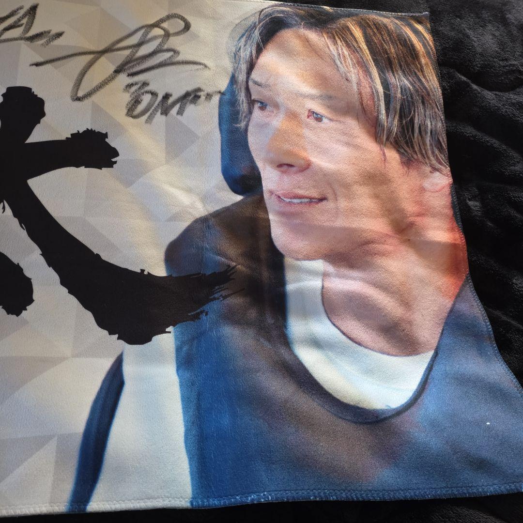 峰竜太選手の直筆サイン入りタオル - メルカリ