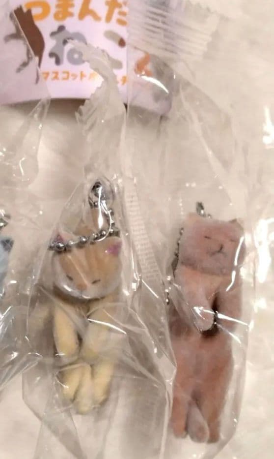 つまんだねこ マスコットボールチェーン 3種セット - メルカリ