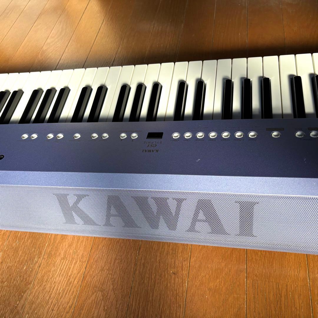 KAWAI ES1 sylphie 電子ピアノ 譜面台付き 動作⭕️ 付属品⭕️ - メルカリ