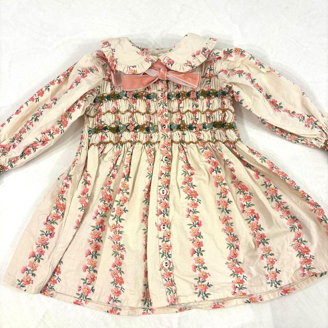 bonjourdiary ボンジュールダイアリー　海外子供服　　　2y 3y BONJOUR DIARY]【2Y／3Y: LAST1！！】BABY SET WITH RE