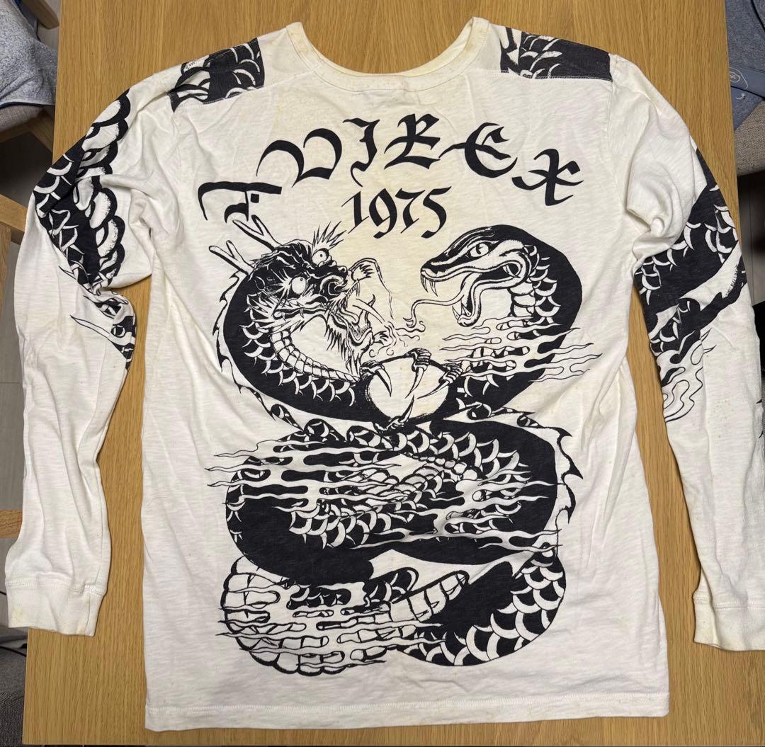 AVIREX DRAGON SNAKE アビレックス　ドラゴン スネーク XL 楽天市場】【AVIREX】“DRAGON & SNAKE”FADE WASH PRINT SWEAT PULL