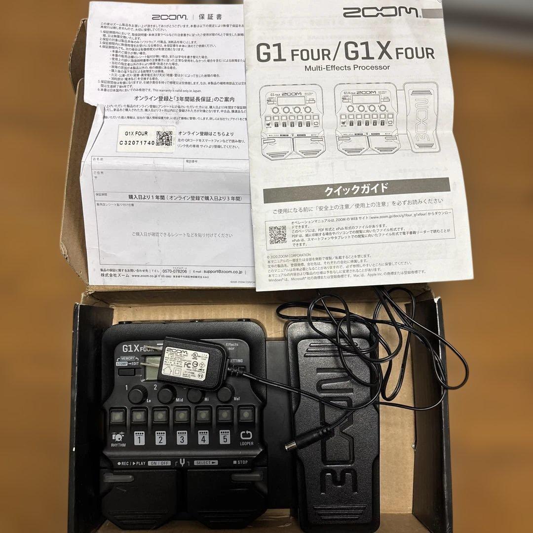 ZOOM G1 FOUR/G1X FOUR マルチエフェクトプロセッサー Amazon.co.jp: ZOOM ズーム G1X FOUR ギターマルチエフェクター ペダル