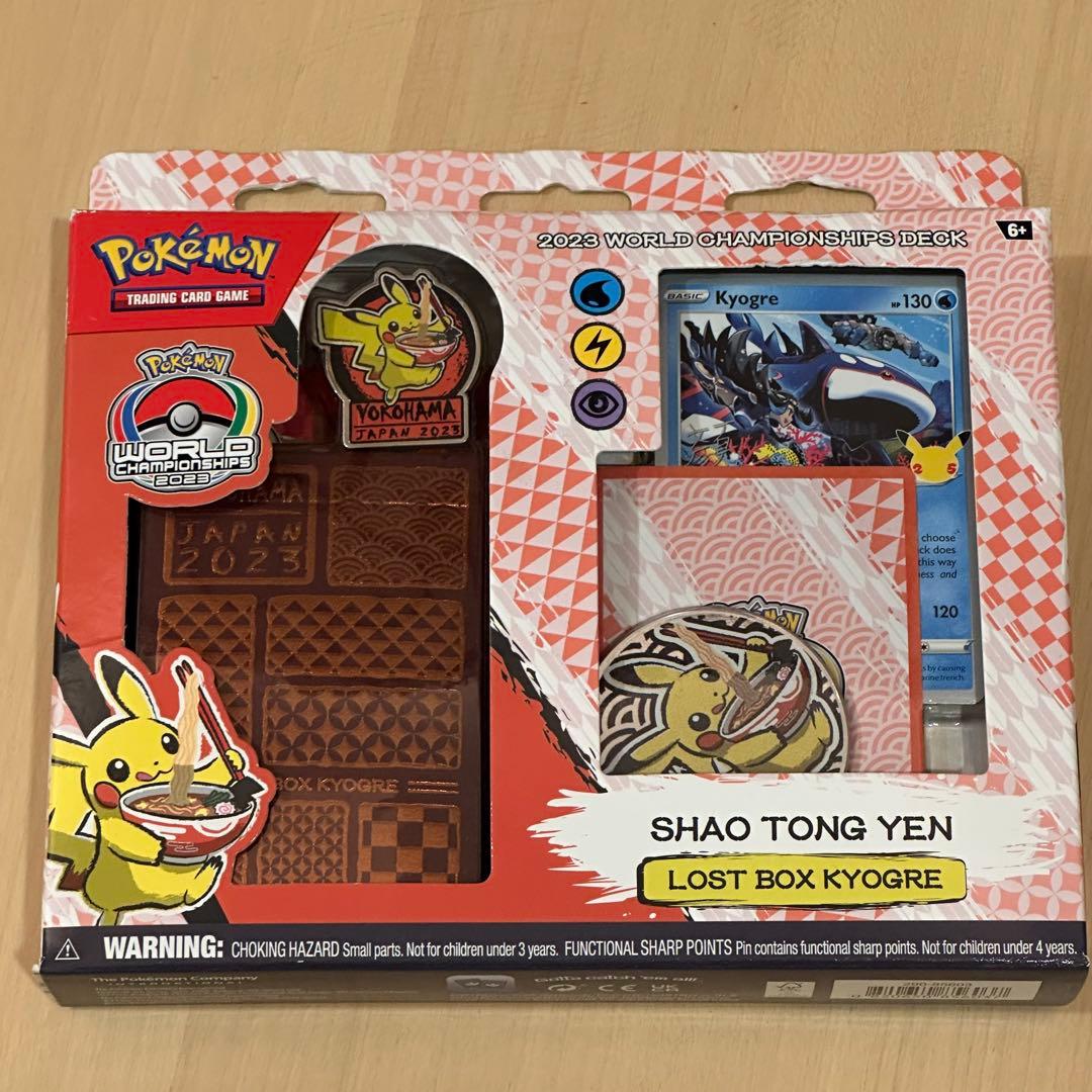 WCS2023 横浜 SHAO TONG YENデッキ カイオーガ 新品未開封 WCS2023 横浜 SHAO TONG YENデッキ カイオーガ 新品未開封 - メルカリ