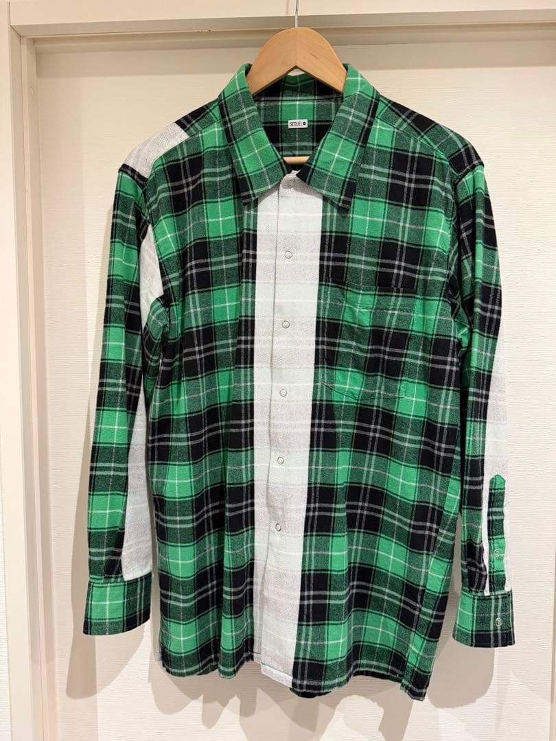 SEQUEL LINE NEL CHECK SHIRT Mサイズ 美品 SEQUEL＞LINE NEL CHECK SHIRT (SQ-23AW-SH-03) | MAKES ONLINE STORE