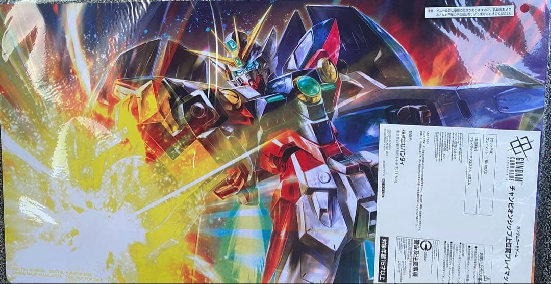 ウイングガンダムゼロ プレイマット チャンピオンシップ ガンダムカードゲーム ガンダムカード チャンピオンシップ上位賞 プレイマット ウイング