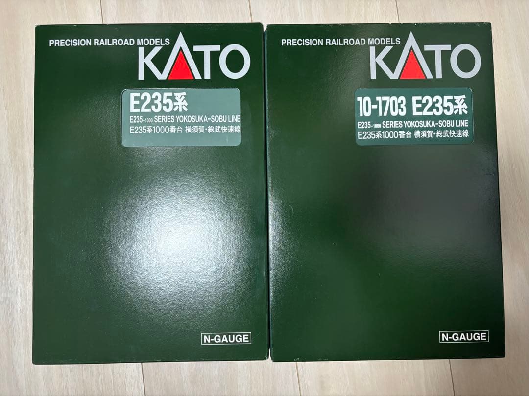 KATO 10-1702〜1705 E235系1000番台 横須賀線・総武快速線 KATO 10-1702 E235系1000番台 横須賀線・総武快速線 基本4両セット