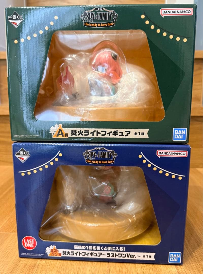 【新品】スパイファミリー　一番くじ　A賞 ラストワン賞　焚火ライトフィギュア SPY×FAMILY」新作一番くじのテーマはキャンプ！アーニャ＆ボンドの焚火