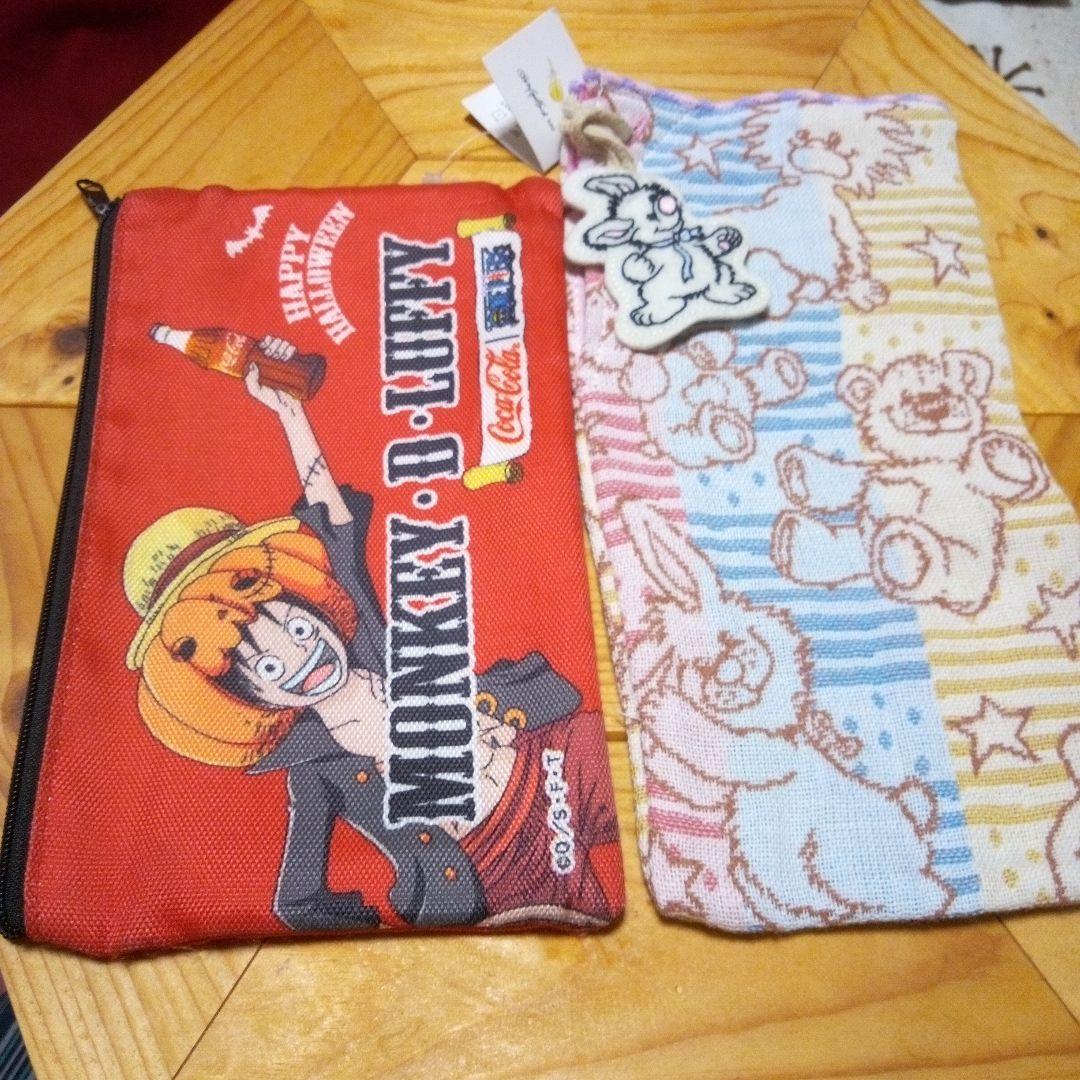 モンキー・D・ルフィ ポーチ セット ONE PIECE 風 モンキー D ルフィ 文房具 マルチポーチ 筆箱 文具収納