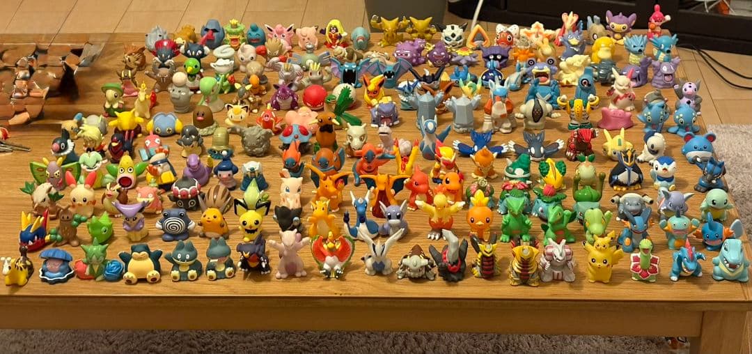 ポケモン指人形セット売り 約180体　クリア　パールカラーもあり