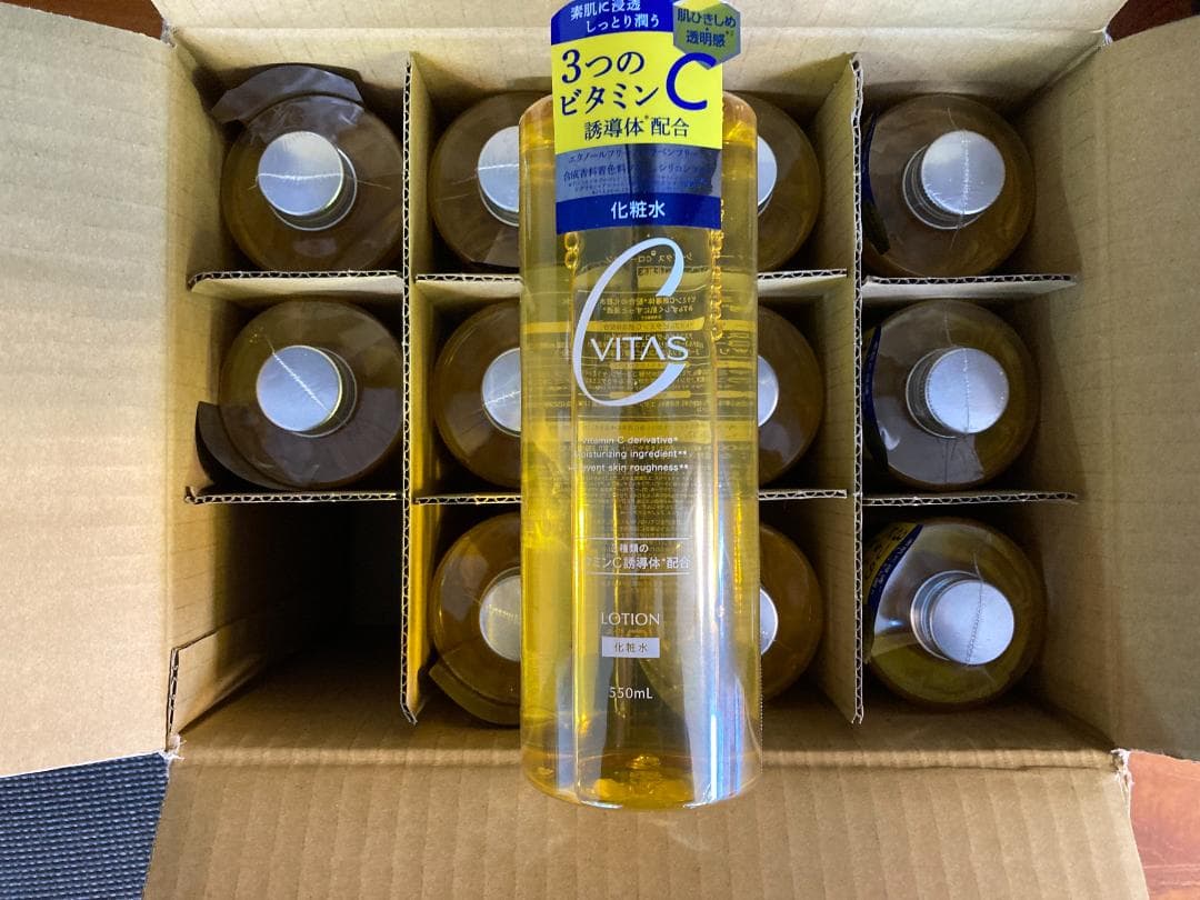 LDK評価受賞 シービタス 化粧水 ＣローションCVITAS 550ml １2本