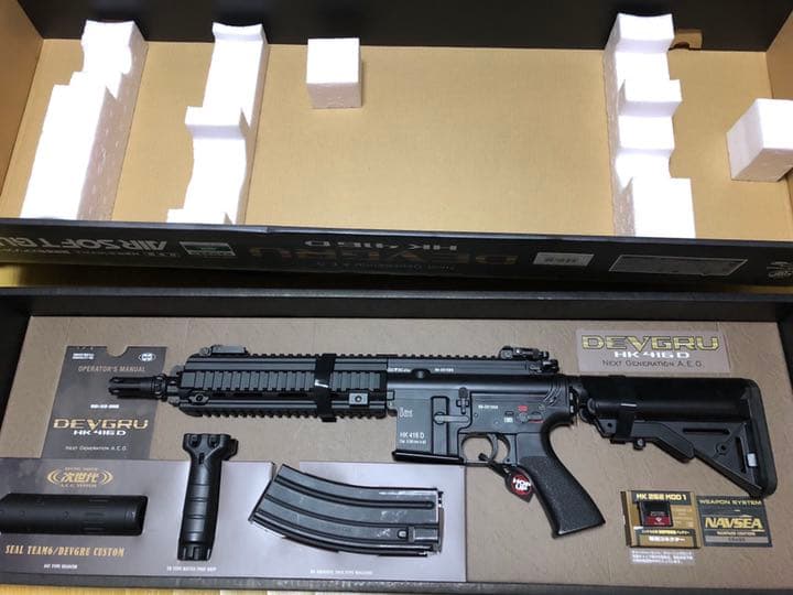 東京マルイ HK416 DEVGRUカスタム DEVGRUカスタム HK416D 電動ガン 東京マルイ エアガンレビュー