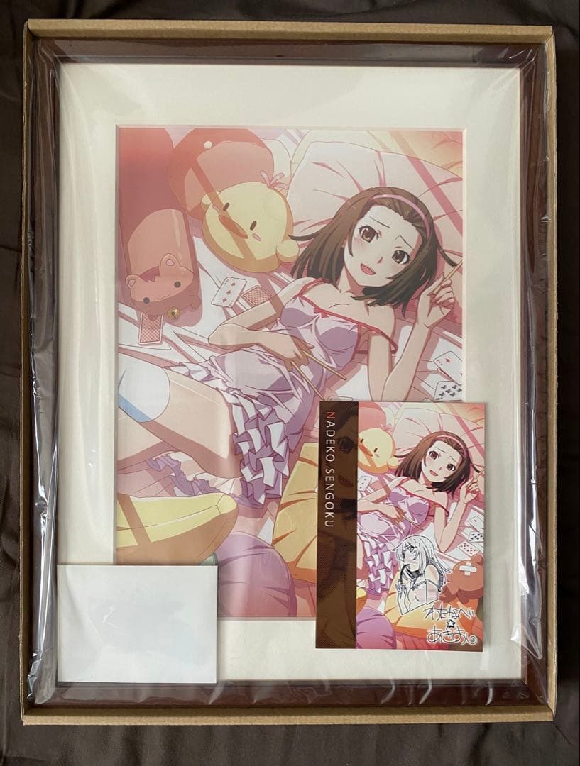 【新品・未開封】 偽物語 千石撫子 ミストグラフ ポストカード付 複製原画