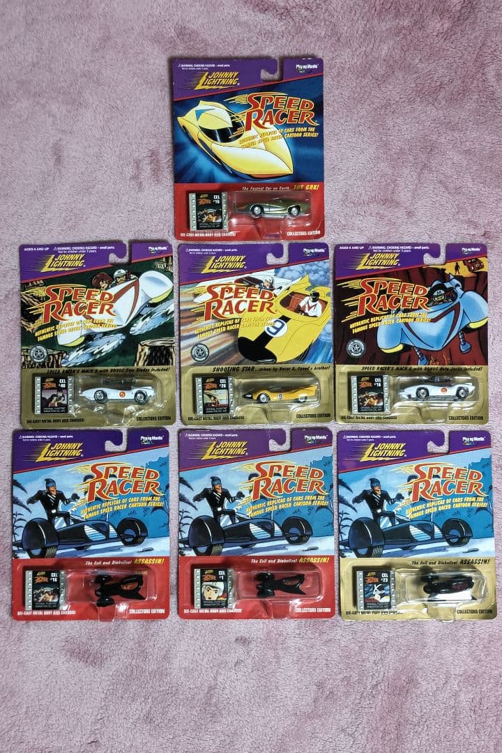 ジョニーライトニング　スピードレーサー　マッハGOGOGO ミニカー 1/64 JohnnyLightning スピードレーサー マッハ号 汚れ