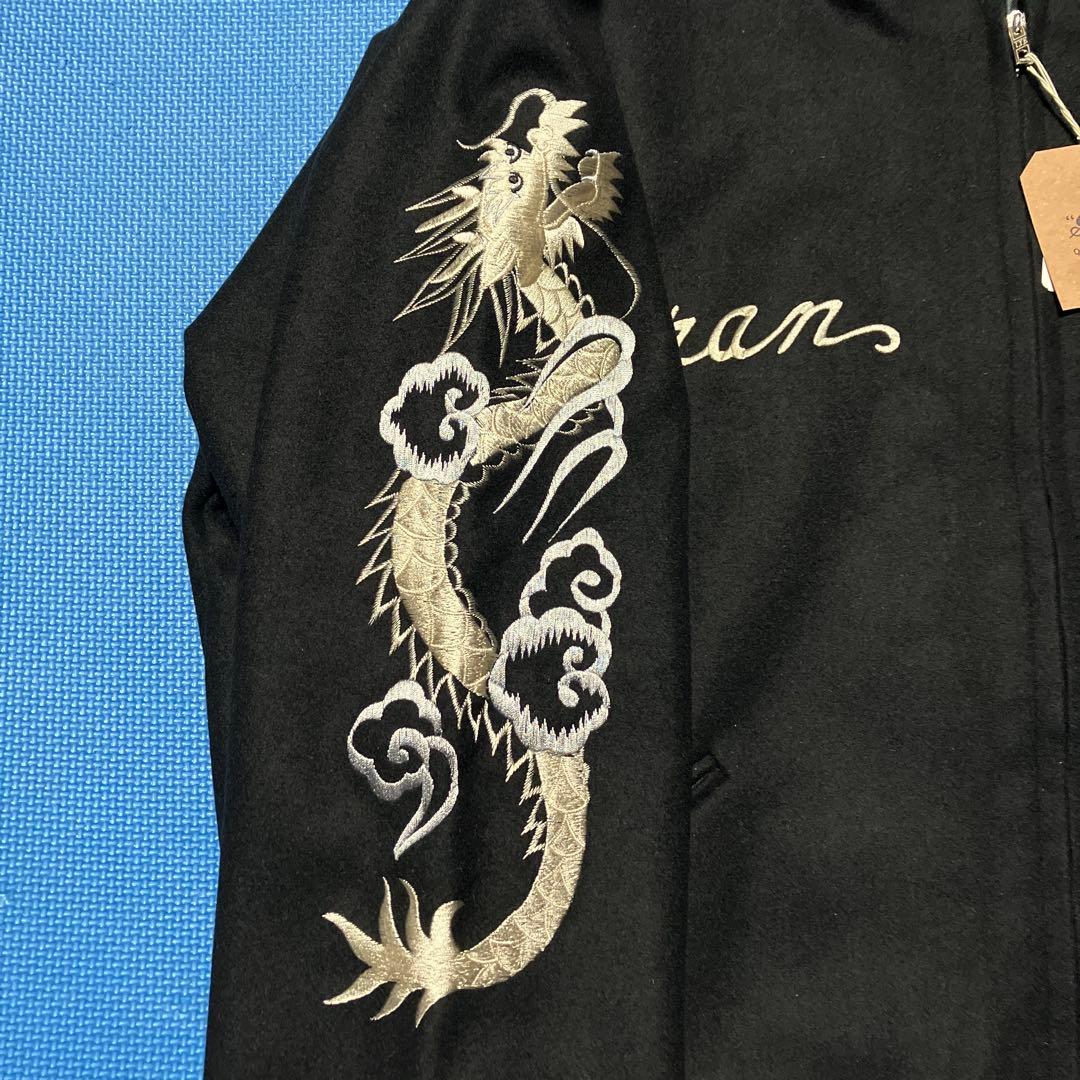 新品 ゴールド ウール スカジャン 蛇髑髏 XLサイズ - メルカリ